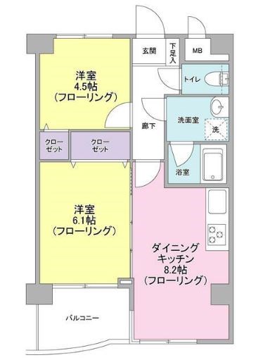 ベルノス34  間取り