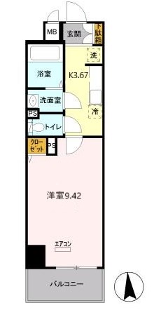 EXCEL　KEIWA 間取り