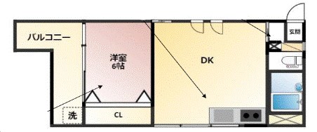 関屋ステーションハイツ 515号室 間取り
