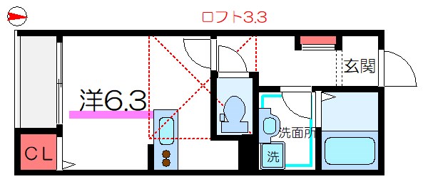 ノアールブラン小岩  間取り