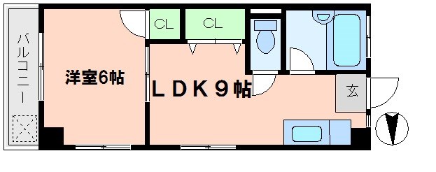 ハイツ高康 間取り図