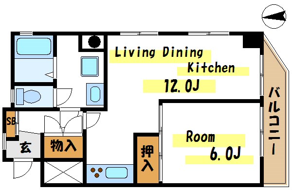 京又ＮＩＣハイム門前仲町第３ 間取り