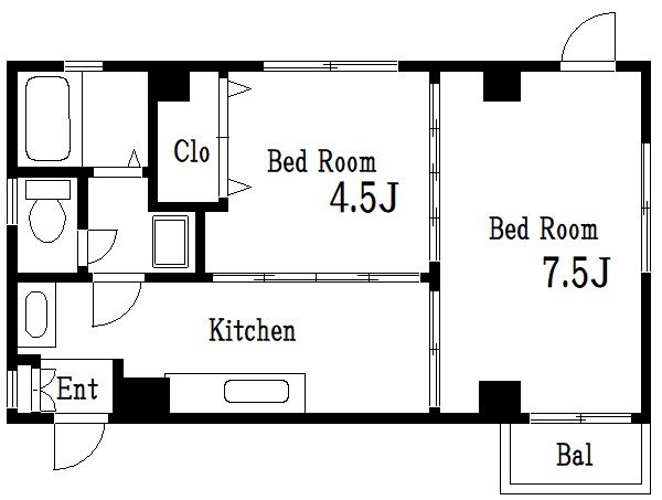 福住ビル  間取り図