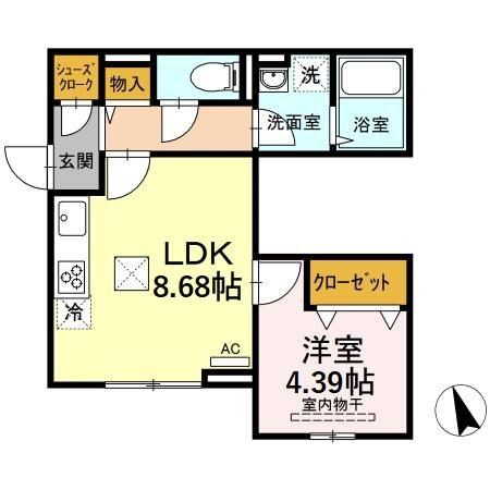 エクセリア南千住 間取り図