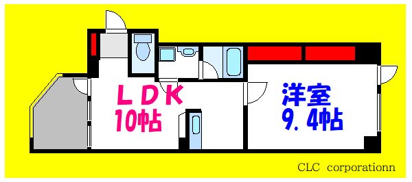 メゾンドール   間取り図