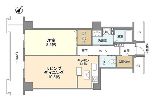 トルナーレ日本橋浜町 間取り