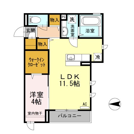 ルミウス北千住 間取り図