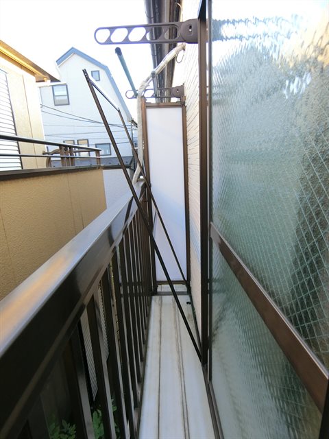 フロンティアパレス ベランダ