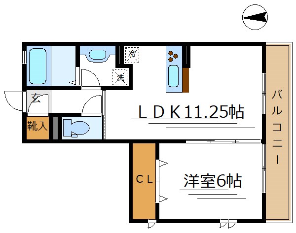 サンフレールB 間取り