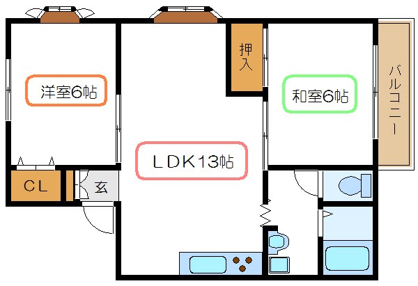 メゾンクレール 間取り