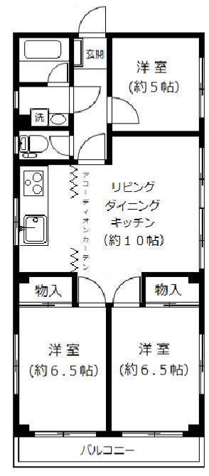 近藤ハイツ 間取り