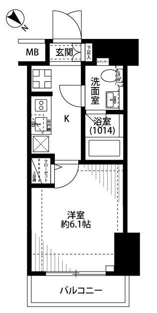 プレール・ドゥーク豊洲  間取り