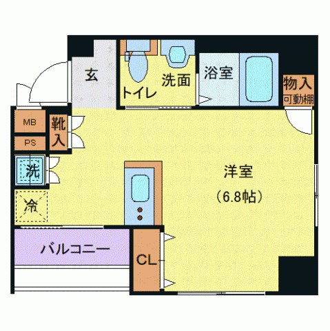 ガリシア日本橋水天宮Ⅱ 間取り図