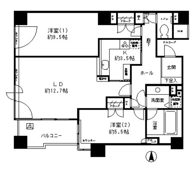 パークサイドウイングス 間取り