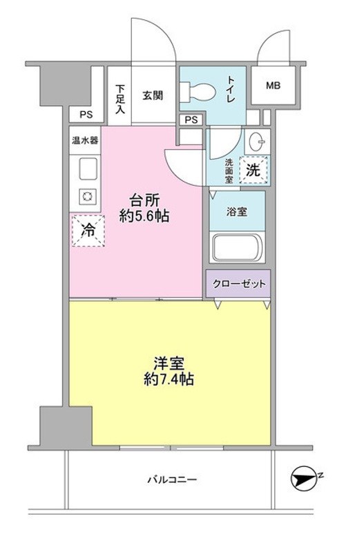 ヴェルデ東日本橋  間取り
