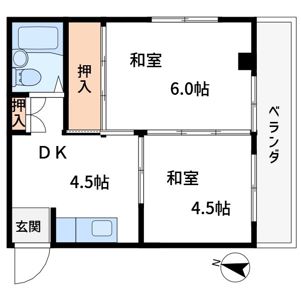 みまさかビル  間取り