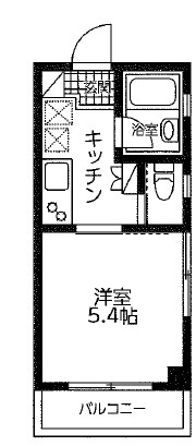 パティオ大島  間取り