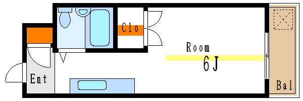 プラザ・ドゥ・ダフネ南砂B棟 間取り図