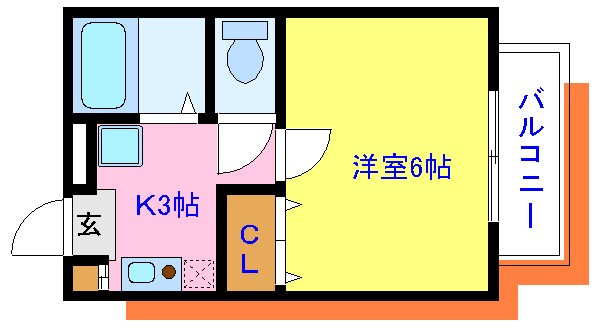 いずみコーポ 間取り図