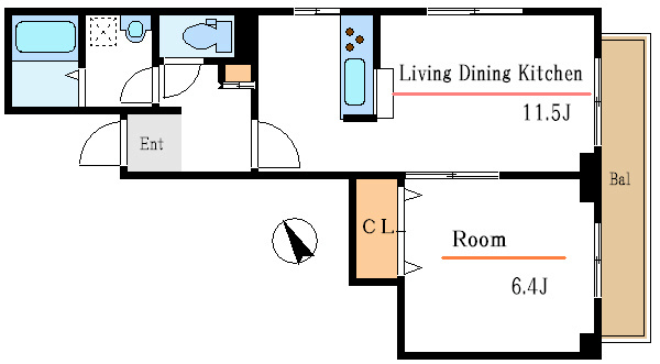 ハイネスメゾン成輪 間取り図