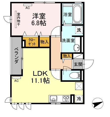 クリア南砂  間取り