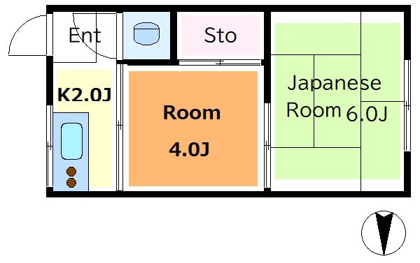 福居荘    間取り