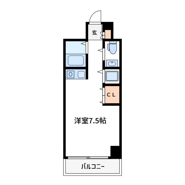 藤和新川コープ 505号室 間取り