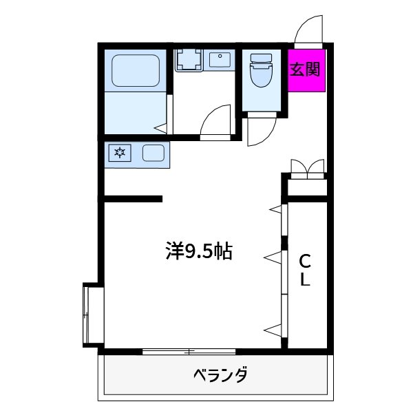 コーポM 間取り