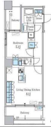 パークキューブ亀戸 間取り