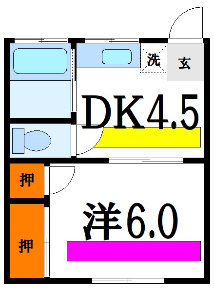 KODAハイム京成小岩  間取り