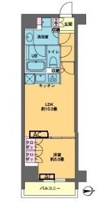 カスタリア東日本橋   間取り