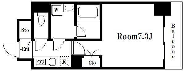 S-RESIDENCE月島 間取り