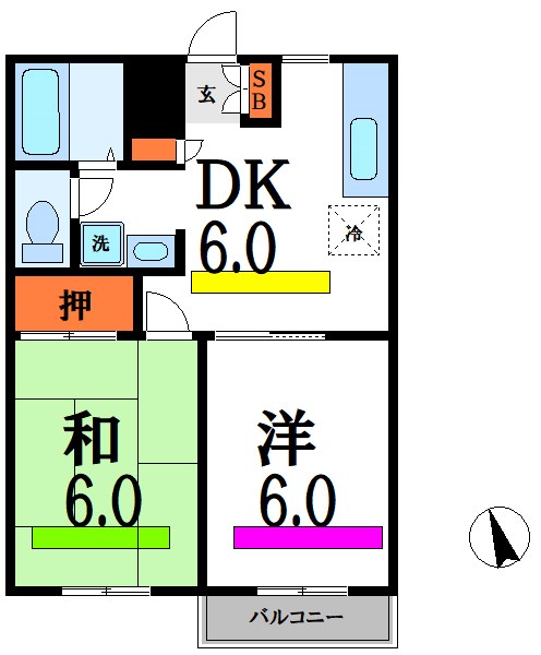 レグルス 間取り図