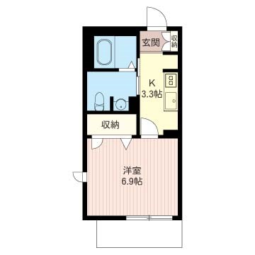 アビタシオン新大橋  間取り