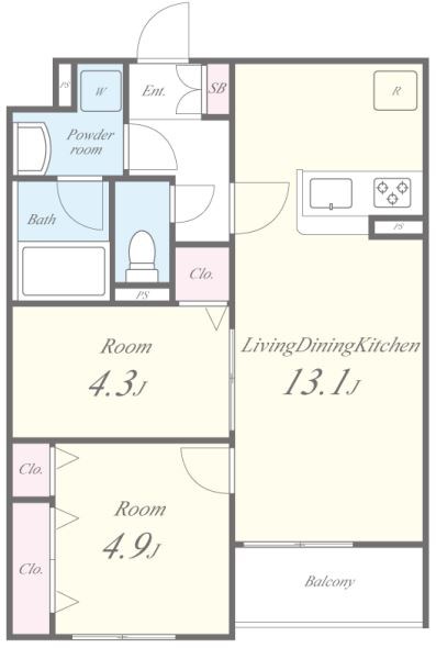 グランデール・リーリエ 間取り