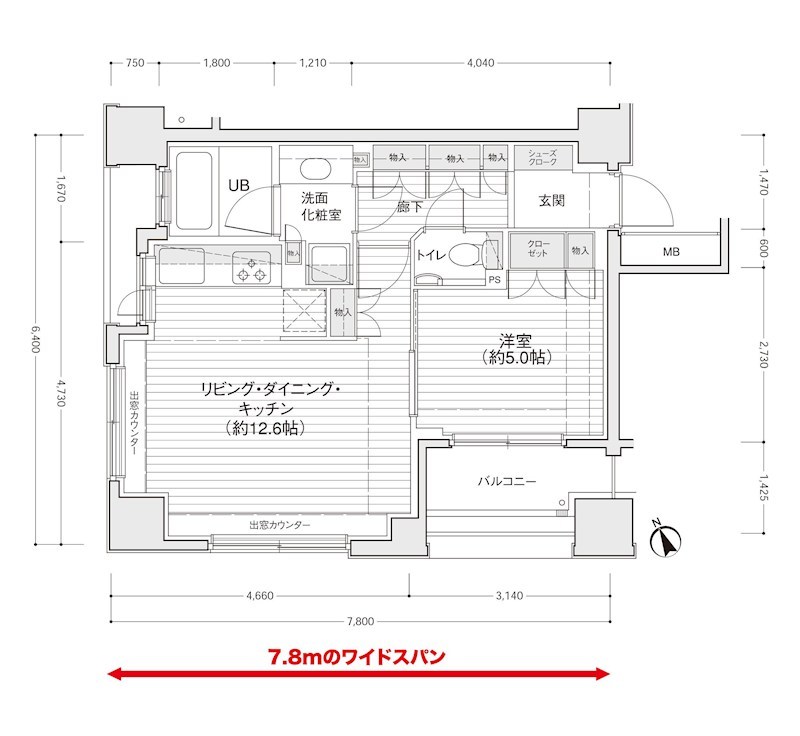ドゥーエ銀座イーストⅠ 間取り