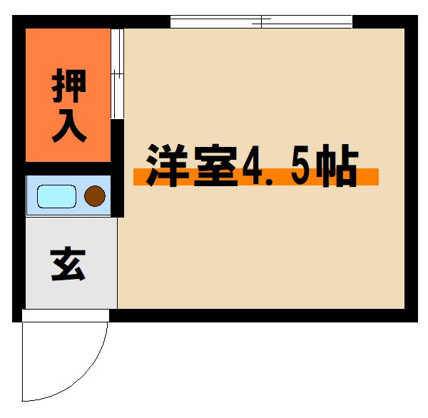 楢原荘  間取り