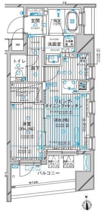 シティインデックス木場  間取り