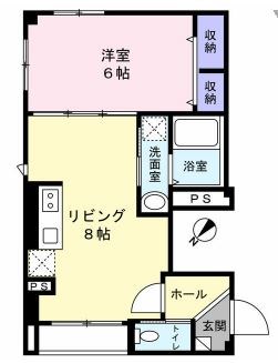 メゾン・テベール 間取り図