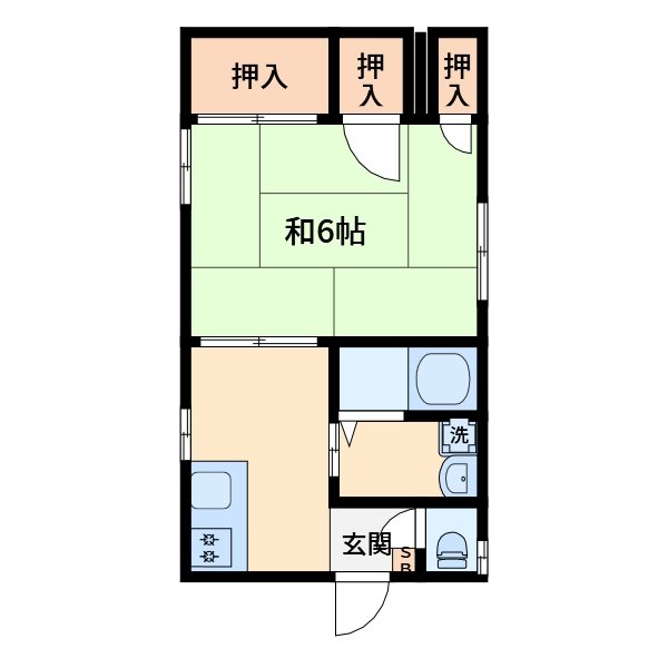 コーポ山豊  間取り