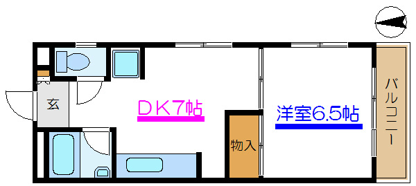 サンハイツ野村 間取り図