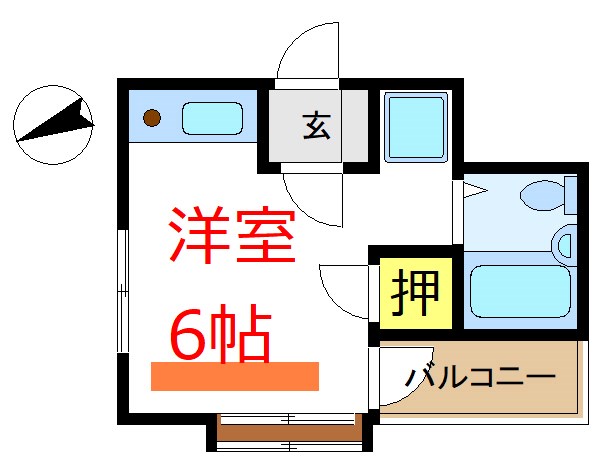 アフニィ駒込  間取り
