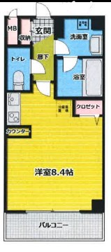 クオリアテラス門前仲町 間取り