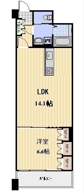 グランカーサ浅草 間取り