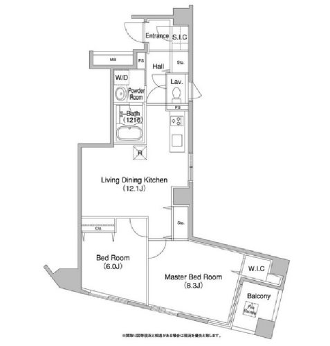 コンフォリア銀座EAST  間取り