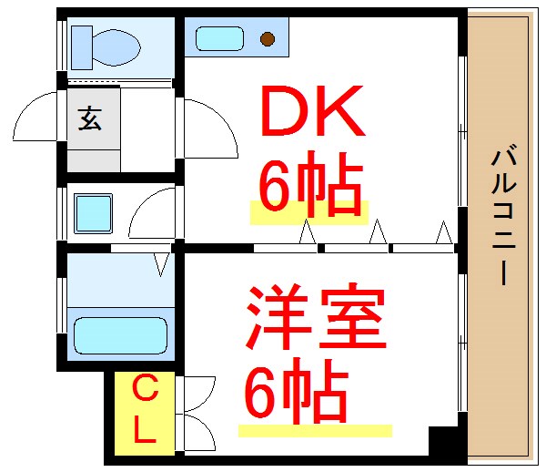 マインハイム2  間取り