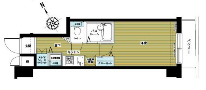 トーシンフェニックス日本橋兜町弐番館 間取り