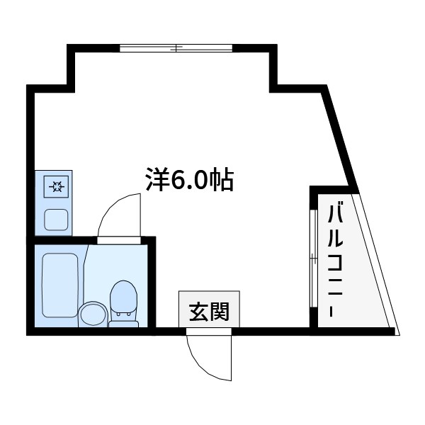 恵ビル 202号室 間取り