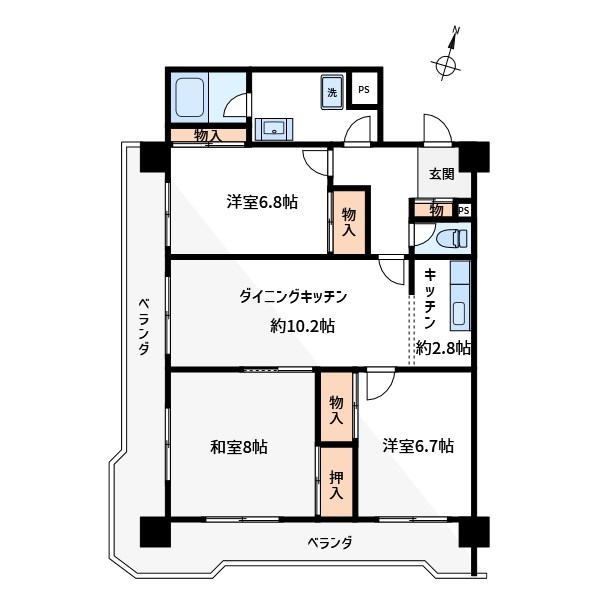 トーア南晴海マンション 間取り