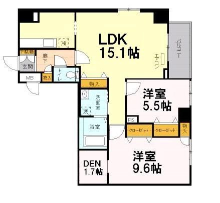 Excel KEIWA(エクセルケイワ) 間取り